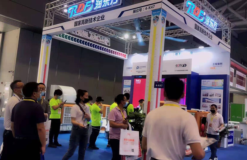 潤東方環保空調工業大風扇參展深圳工業展完美收官